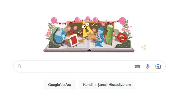 Google, 24 Kasım Öğretmenler Günü dolayısıyla özel logo hazırladı. - Sputnik Türkiye