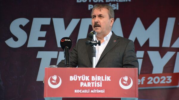 Büyük Birlik Partisi (BBP) Genel Başkanı Mustafa Destici, - Sputnik Türkiye