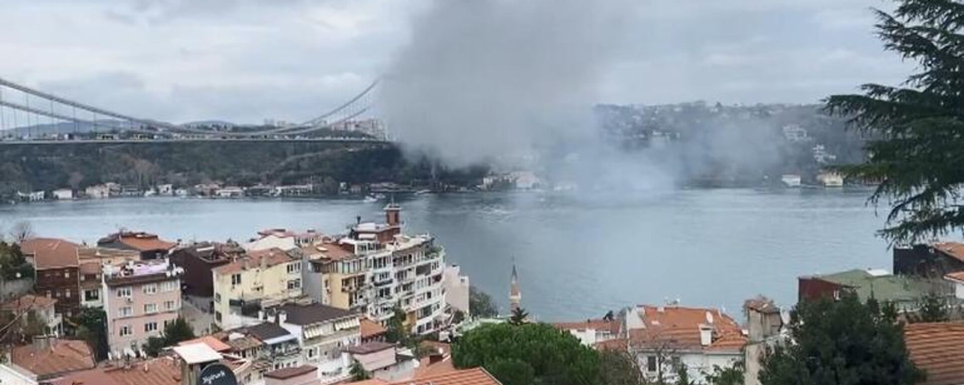 Beykoz'da yangın: Dumanlar İstanbul Boğazı'nda bir çok noktada görüldü - Sputnik Türkiye, 1920, 29.11.2022