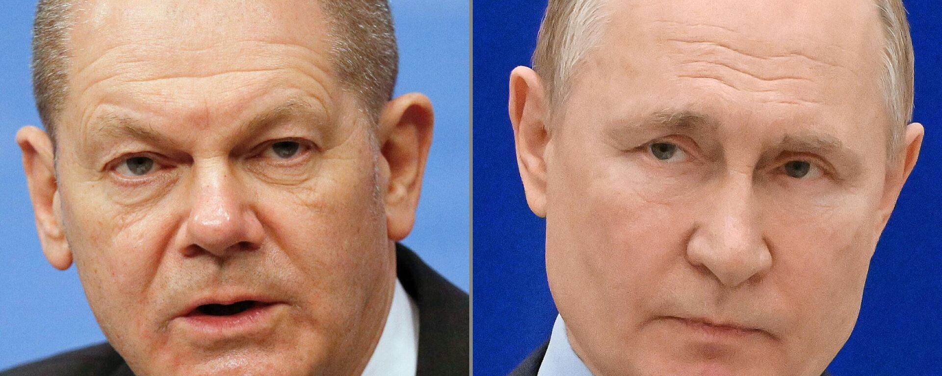 Olaf Scholz- Vladimir Putin - Sputnik Türkiye, 1920, 16.11.2024