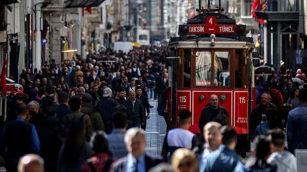 Taksim, İstiklal Caddesi, insanlar, nüfus - Sputnik Türkiye