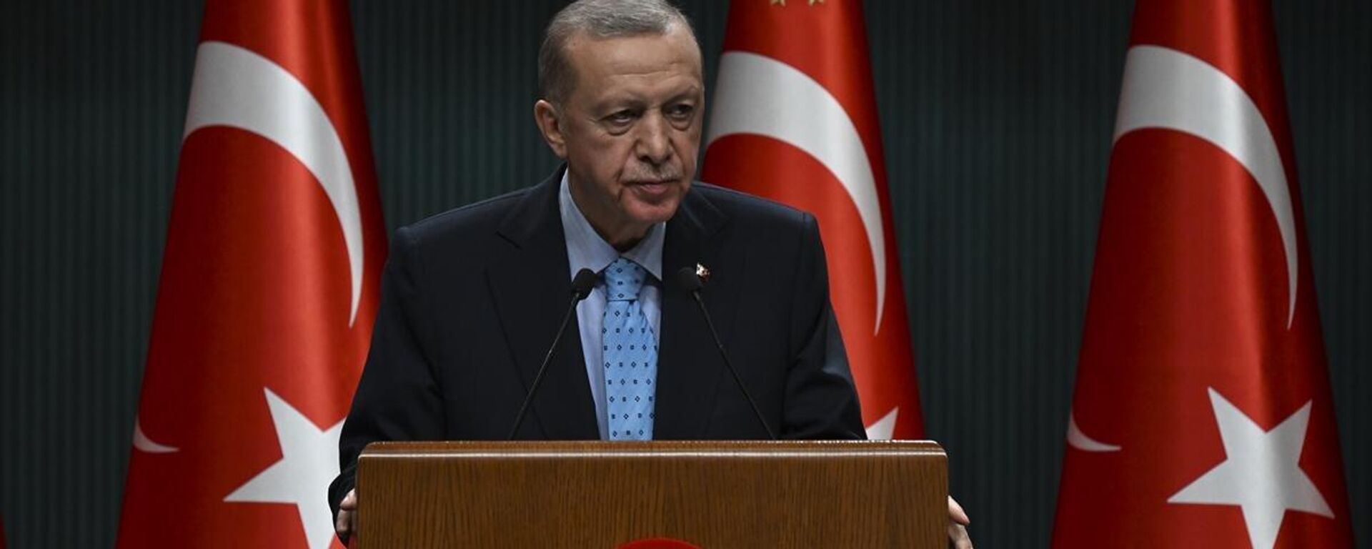 Cumhurbaşkanı Recep Tayyip Erdoğan, Cumhurbaşkanlığı Kabine Toplantısı'nın ardından açıklamalarda bulundu.
 - Sputnik Türkiye, 1920, 04.01.2023