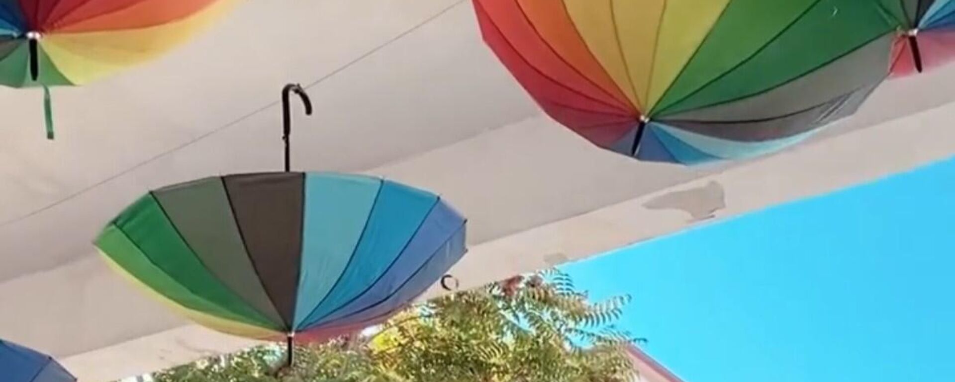 Süs için asılan şemsiyeler 'LGBT propagandası' gerekçesiyle söküldü - Sputnik Türkiye, 1920, 29.12.2022