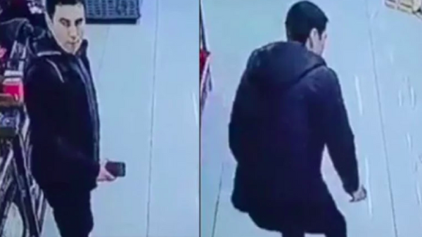 İstanbul Kağıthane'deki BİM zincir marketleri şubesinde bir sapığın kadınların etek altından görüntülerini çektiği anlar güvenlik kamerasına yakalandı. - Sputnik Türkiye