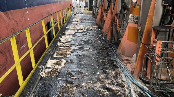 Denizi kirleten tankere rekor ceza - Sputnik Türkiye