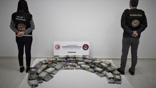 Tekirdağ Limanı'nda ele geçirilen 114 kilogram kokain  - Sputnik Türkiye
