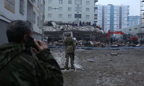 Afet ve Acil Durum Yönetimi Başkanlığı'nın (AFAD) internet sitesinde yer alan bilgiye göre, deprem saat 4.17'de, Kahramanmaraş'ın Pazarcık ilçesinde gerçekleşti. - Sputnik Türkiye