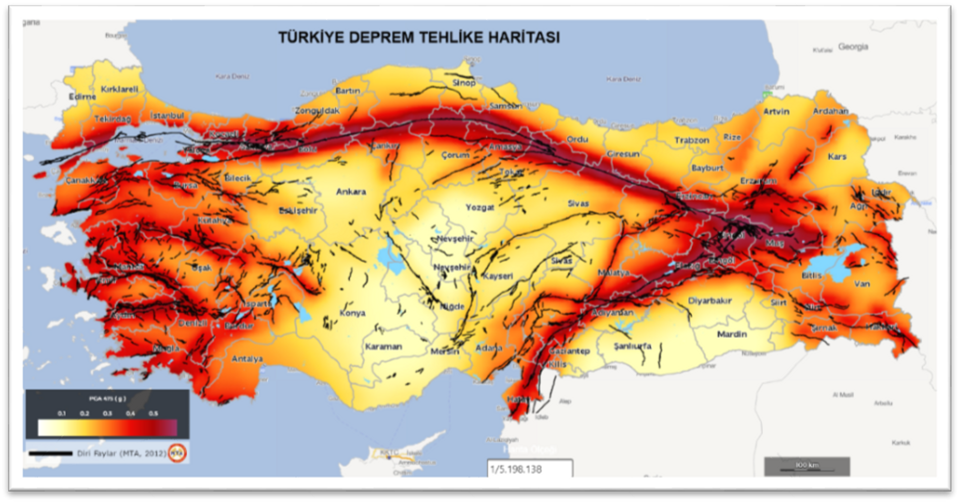 Türkiye Deprem Tehlike Haritası - Sputnik Türkiye, 1920, 09.02.2023