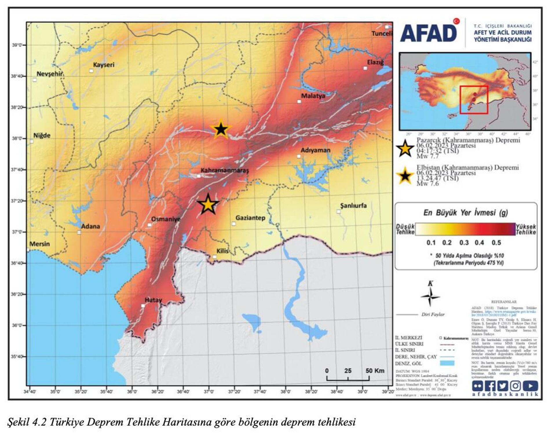 AFAD, 10 ili etkileyen, merkez üssü Kahramanmaraş'ın Pazarcık ve Elbistan ilçeleri olan 7,7 ile 7,6 büyüklüğündeki depremlere ilişkin ön değerlendirme raporunu hazırladı - Sputnik Türkiye, 1920, 09.02.2023