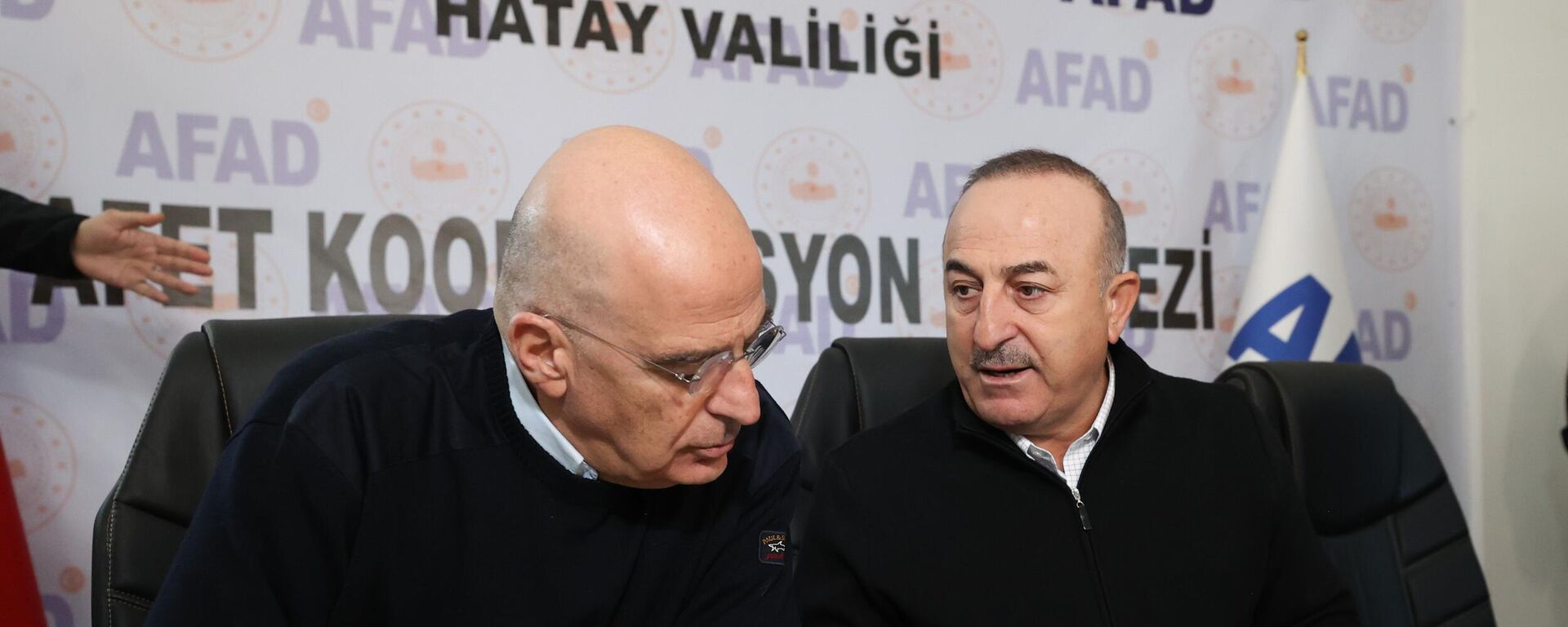 Çavuşoğlu ve Dendias Hatay'da - Sputnik Türkiye, 1920, 16.02.2023