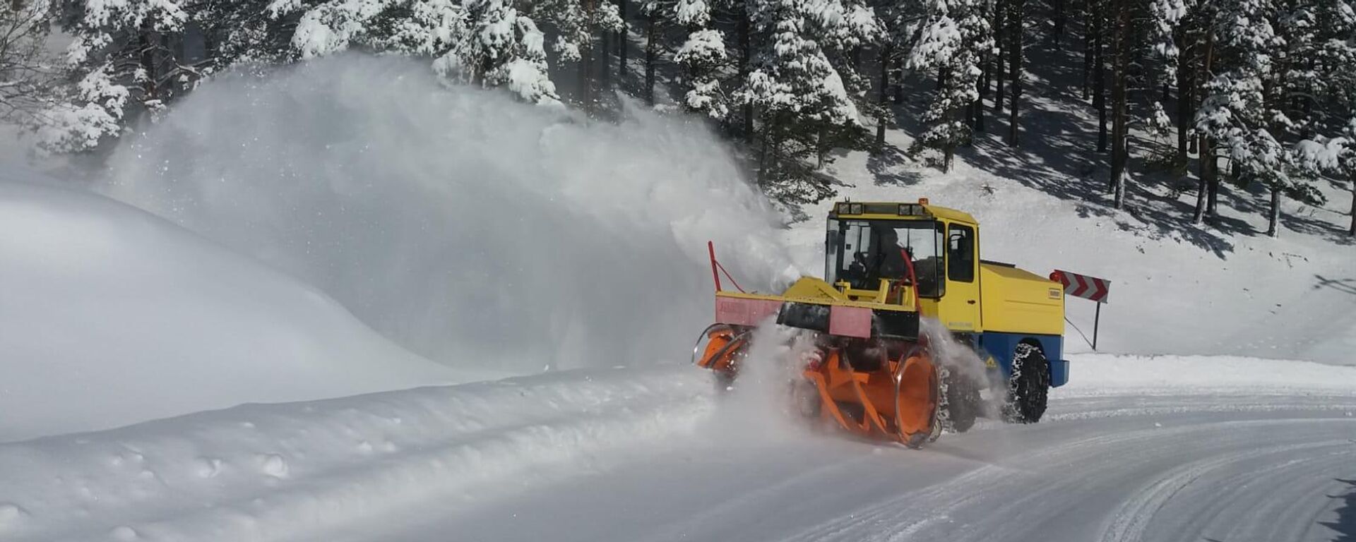 Rize, Trabzon, Artvin, Gümüşhane ve Giresun'da, kar nedeniyle 752 yerleşim yerinin yolu ulaşıma kapandı. - Sputnik Türkiye, 1920, 14.12.2023