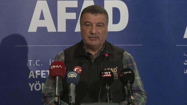 Afet ve Acil Durum Yönetimi Başkanlığı (AFAD) Deprem ve Risk Azaltma Genel Müdürü Orhan Tatar, - Sputnik Türkiye