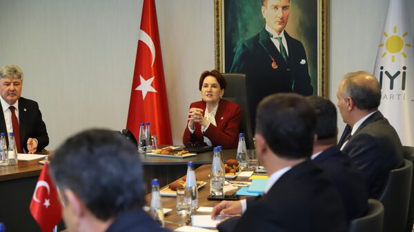 İYİ Parti Genel Başkanı Meral Akşener, partili belediye başkanlarıyla buluştu. - Sputnik Türkiye