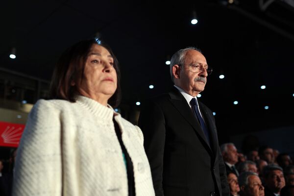 Cumhuriyet Halk Partisi (CHP) Genel Başkanı ve Millet İttifakı Cumhurbaşkanı Adayı Kemal Kılıçdaroğlu, Millet İttifakı Liderler Buluşmasının ardından, Millet İttifakı Cumhurbaşkanı Adayı olarak CHP Genel Merkezi önünde toplanan vatandaşlara hitap etti. - Sputnik Türkiye