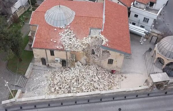 Gaziantep'te depremde hasar alan tarihi yapılar için bilim kurulu toplandı - Sputnik Türkiye