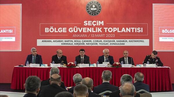 Ankara'da Seçim Bölge Güvenlik Toplantısı yapıldı - Sputnik Türkiye