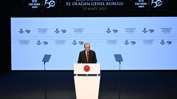 Recep Tayyip Erdoğan - İlim Yayma Vakfı 52. Olağan Genel Kurulu - Sputnik Türkiye