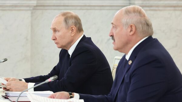 Vladimir Putin - Aleksandr Lukaşenko - Sputnik Türkiye