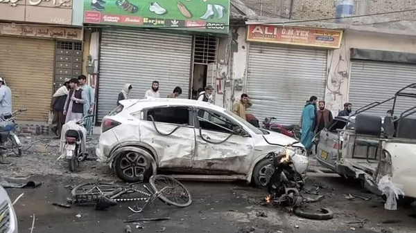 Pakistan'da pazarda patlama: 4 ölü, 11 yaralı - Sputnik Türkiye