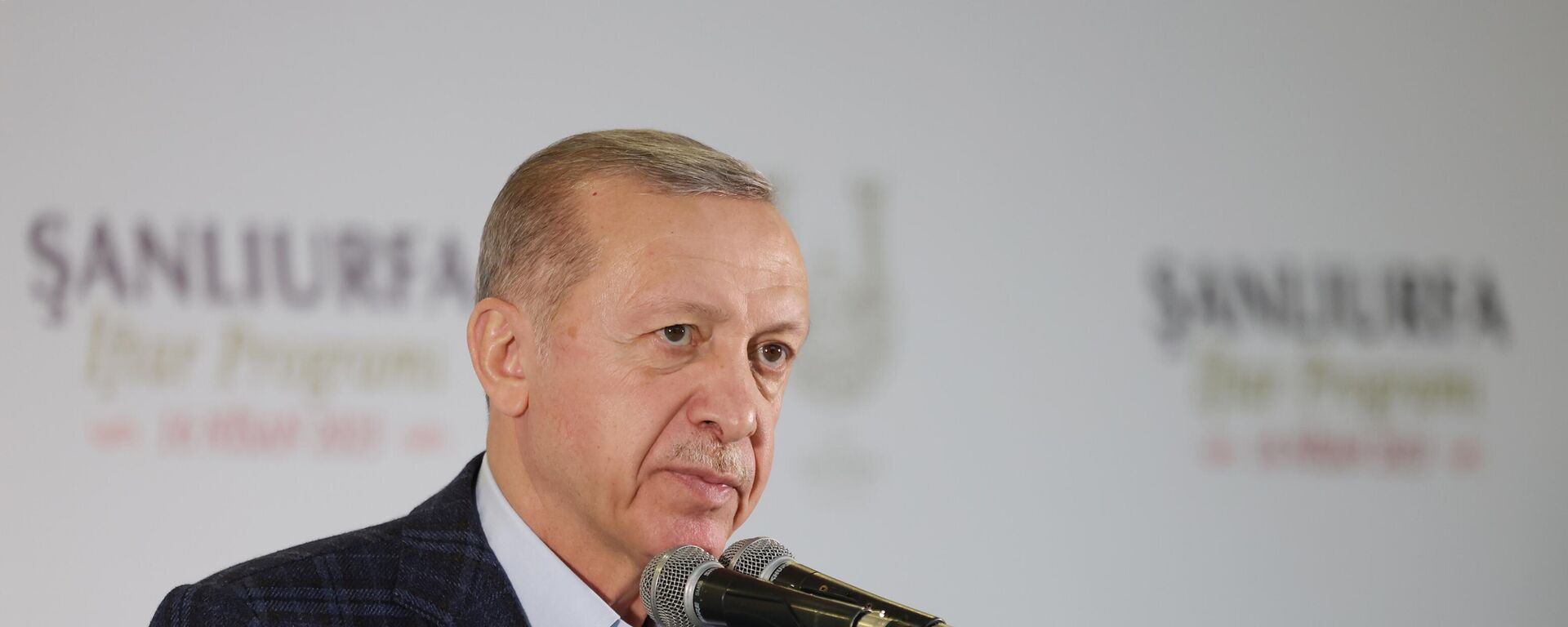 Cumhurbaşkanı Erdoğan, Türkiye'nin milli güvenliği hudutlarımızın dışında başlamaktadır. Bölgemiz sükunete kavuşmadan başımızı yastığa huzurla koyamayız dedi.  - Sputnik Türkiye, 1920, 16.04.2023