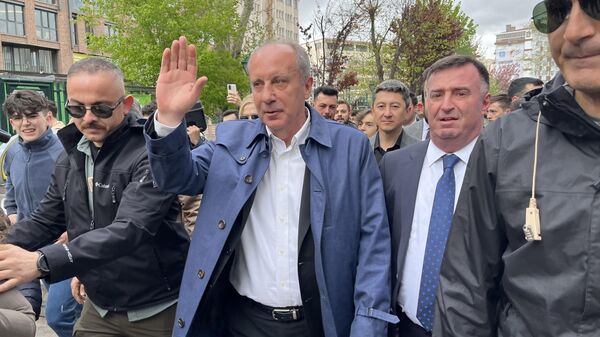 Cumhurbaşkanı adayı ve Memleket Partisi Genel Başkanı Muharrem İnce - Sputnik Türkiye