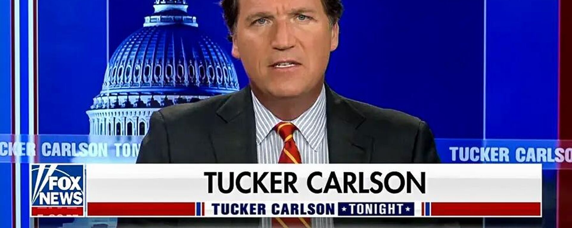 Ünlü sunucu Tucker Carlson'ın kendi adıyla maruf gece şovu Fox News'da yayımlanırken - Sputnik Türkiye, 1920, 10.05.2023