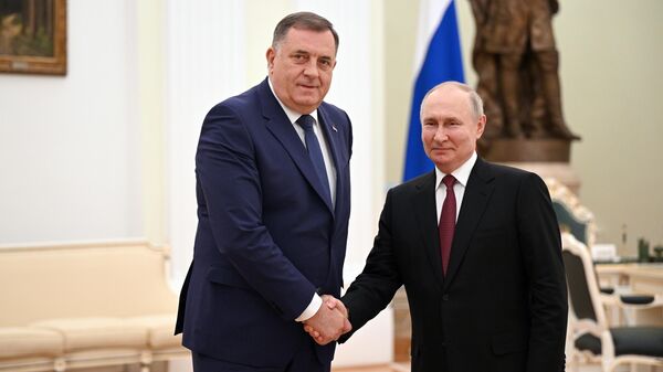 Vladimir Putin, Milorad Dodik - Sputnik Türkiye