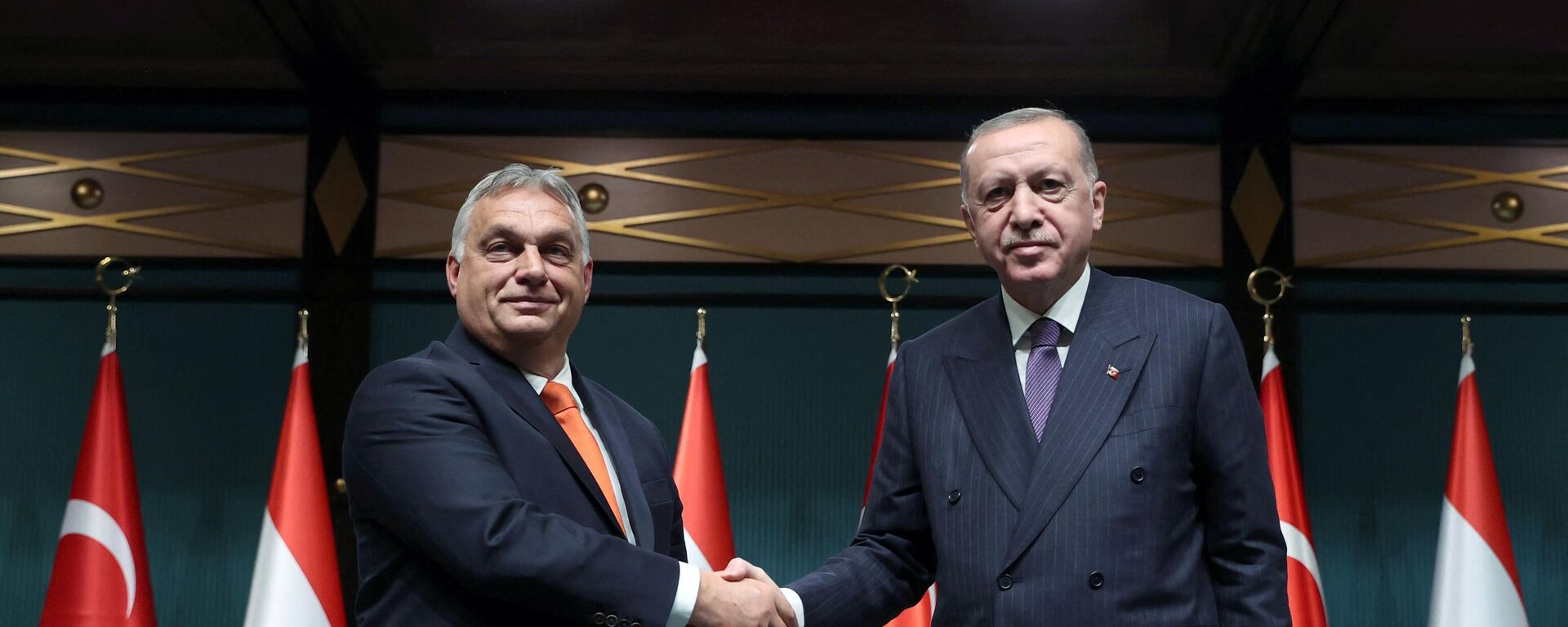 Viktor Orban- Recep Tayyip Erdoğan - Sputnik Türkiye, 1920, 15.08.2023