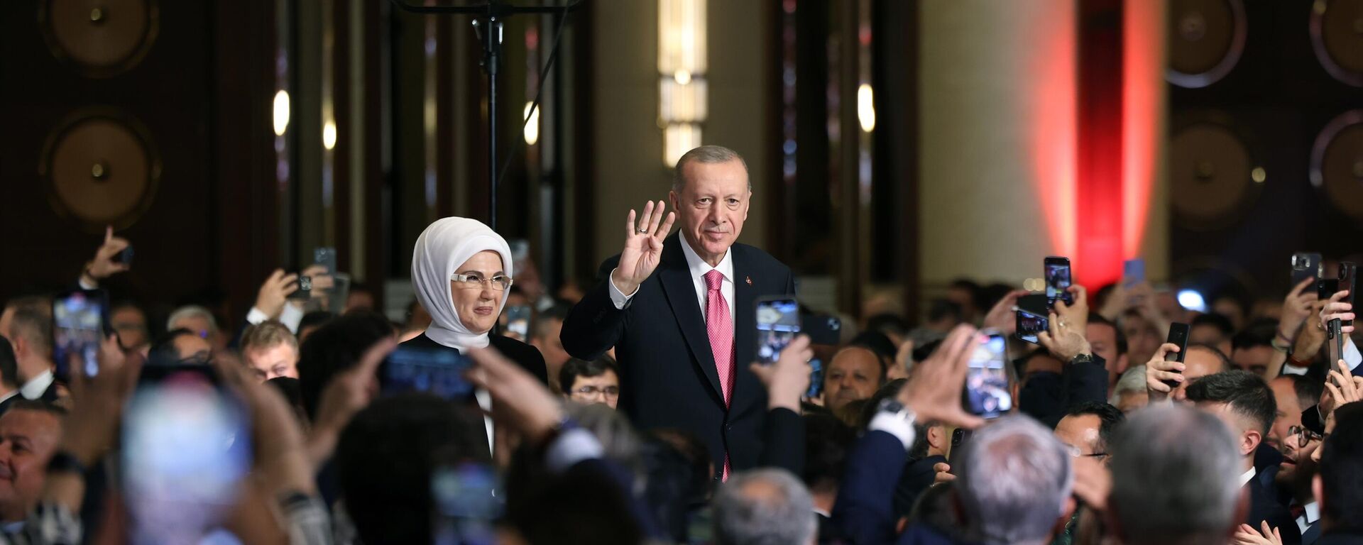 Cumhurbaşkanlığı Külliyesi'nde Cumhurbaşkanlığı Göreve Başlama Töreni düzenlendi.. Törende Diyanet İşleri Başkanı Ali Erbaş dua okudu
 - Sputnik Türkiye, 1920, 04.06.2023