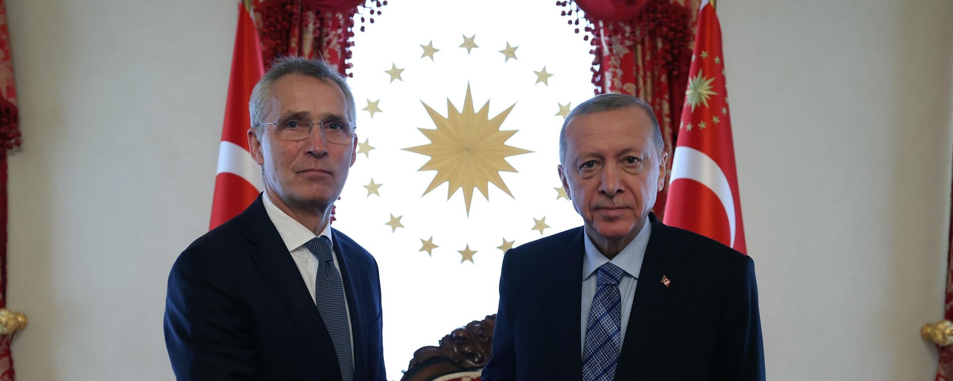 Cumhurbaşkanı Erdoğan, NATO Genel Sekreteri Stoltenberg'i kabul etti - Sputnik Türkiye, 1920, 04.06.2023