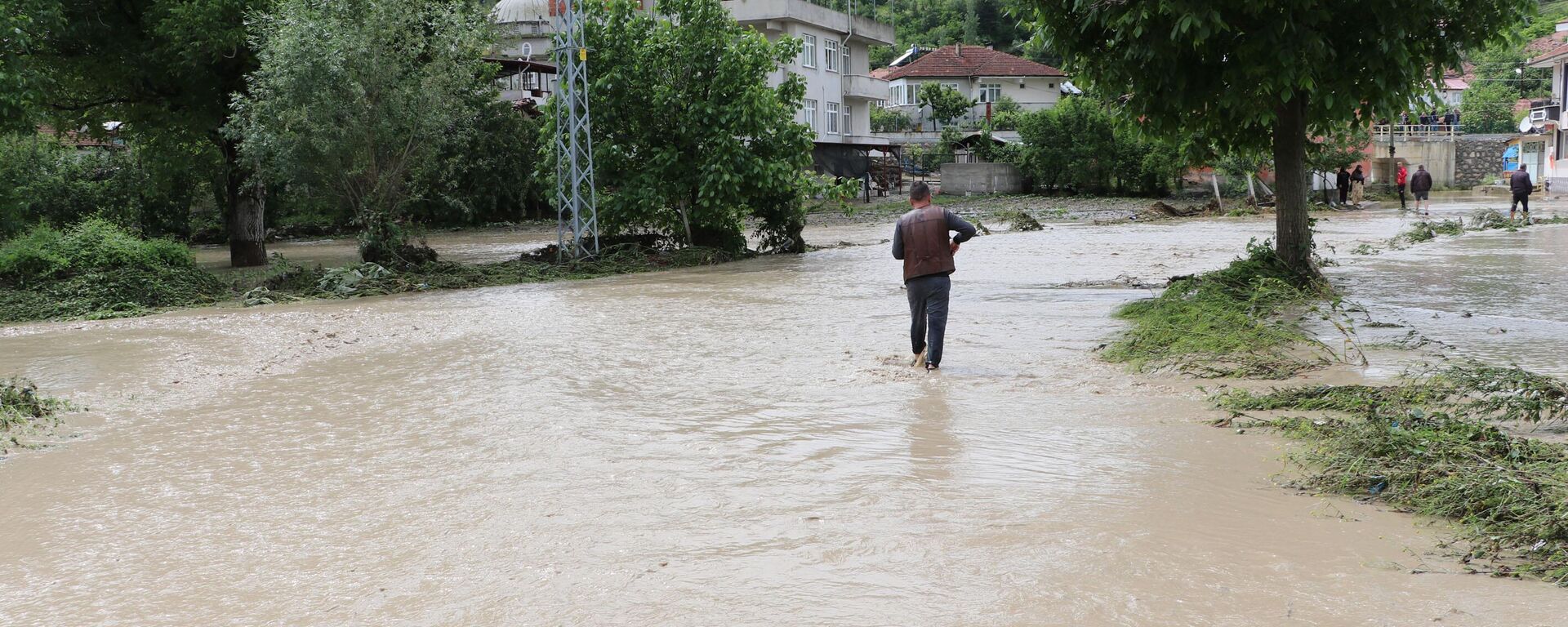 Samsun'un Havza ilçesinde sel - Sputnik Türkiye, 1920, 05.06.2023