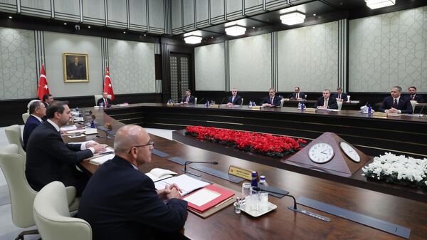 Yeni dönemin ilk Cumhurbaşkanlığı Kabinesi toplandı - Sputnik Türkiye