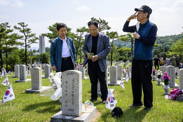 Her yıl 6 Haziran günü Güney Kore'de, 1956 yılında Türkiye'nin de müttefik kuvvetler olarak yardıma gittiği Kore Savaşı'nda hayatını kaybedenler anılıyor. - Sputnik Türkiye