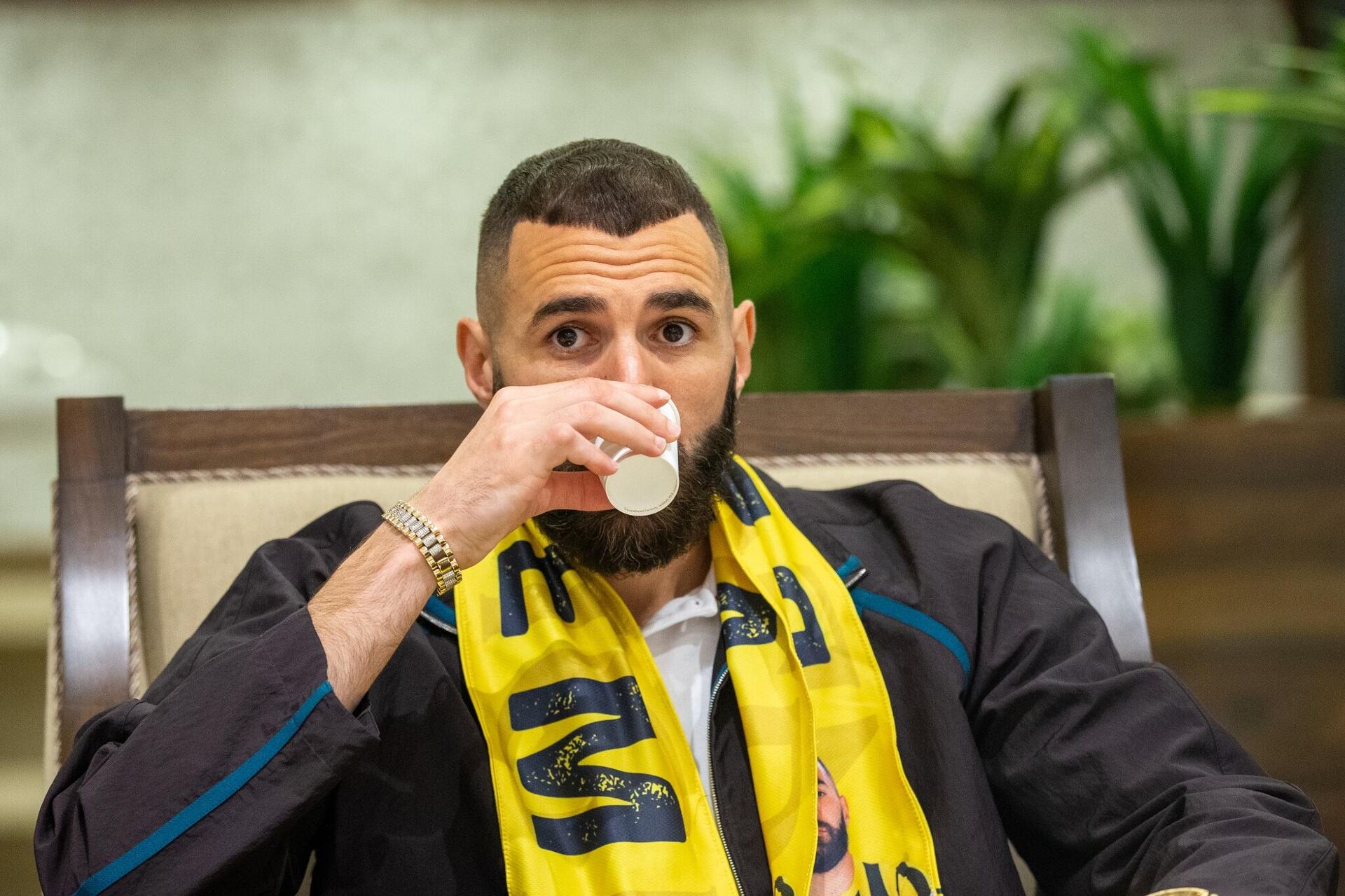 Suudi Arabistan Birinci Futbol Ligi takımlarından El-İttihad'a transfer olan Fransız yıldız Karim Benzema - Sputnik Türkiye, 1920, 27.12.2025