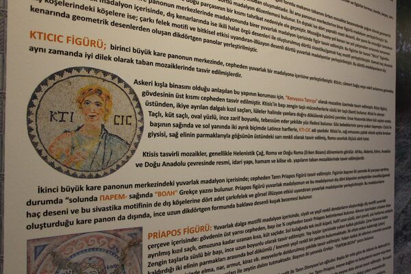 Bereketi temsil eden 1700 yıllık ‘Tanrıçalı mozaik' müzede - Sputnik Türkiye