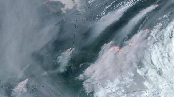 Kanada'daki orman yangınlarından çıkan dumanın Avrupa'nın batı kıyılarına ulaştığı bildirildi. - Sputnik Türkiye