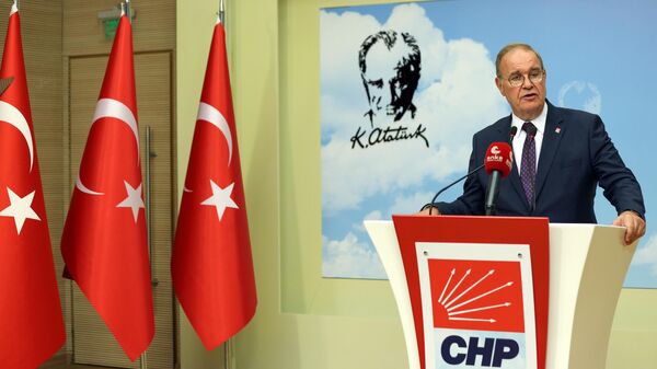 CHP Genel Başkan Yardımcısı ve Parti Sözcüsü Faik Öztrak, - Sputnik Türkiye