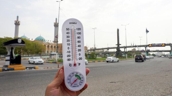 Irak - sıcaklık - sıcak hava - termometre - Sputnik Türkiye