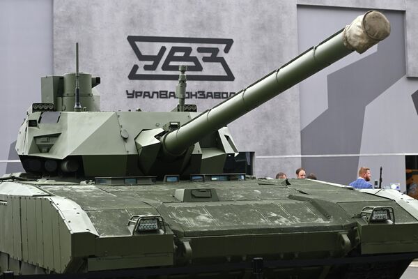 ARMY-2023 Forumu'ndaki T-14 Armata tankı - Sputnik Türkiye
