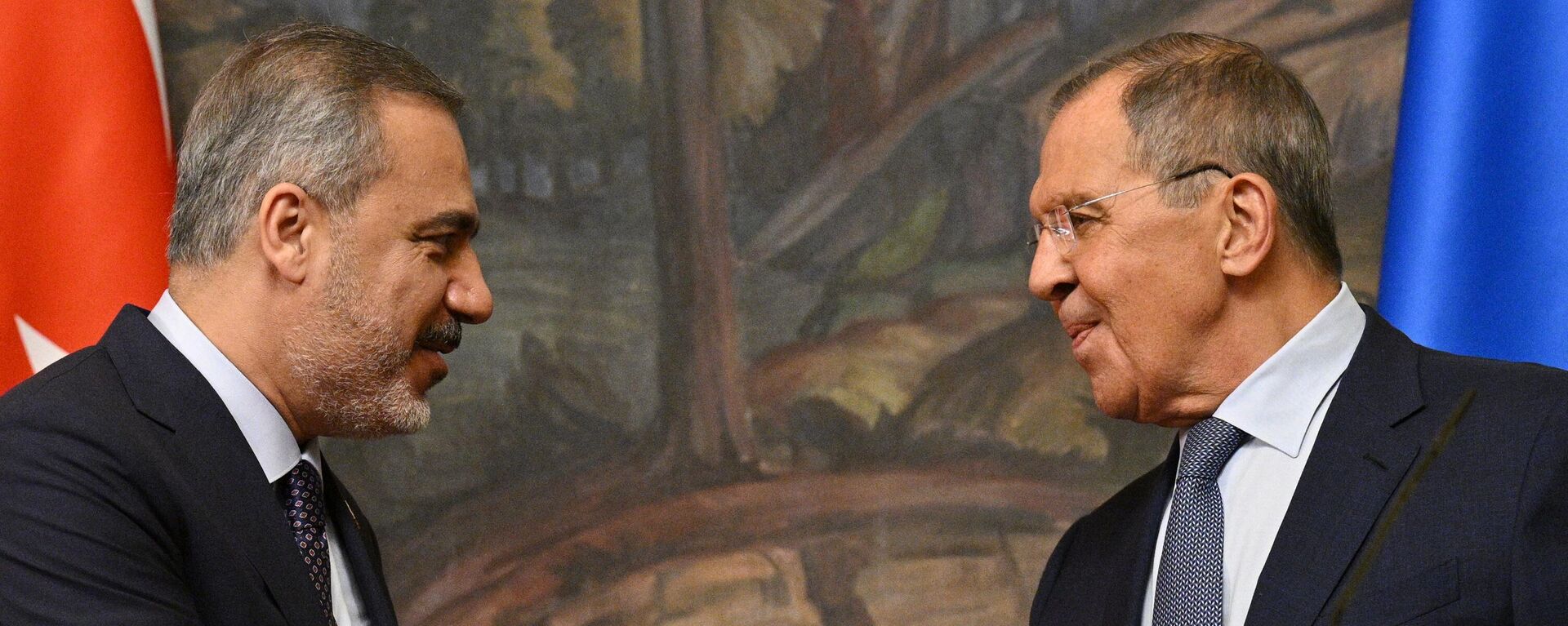 Rusya Dışişleri Bakanı Sergey Lavrov, Dışişleri Bakanı Hakan Fidan - Sputnik Türkiye, 1920, 30.11.2024