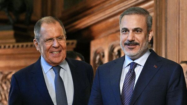 Rusya Dışişleri Bakanı Sergey Lavrov, Türkiye Dışişleri Bakanı Hakan Fidan - Sputnik Türkiye