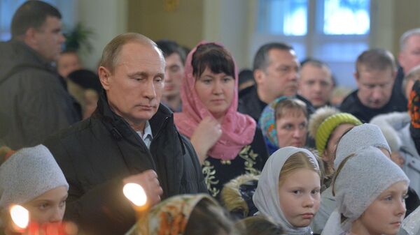 Rusya Devlet Başkanı Vladimir Putin,  Tver Bölgesi'nin Turginovo köyünü ziyaret etti. - Sputnik Türkiye
