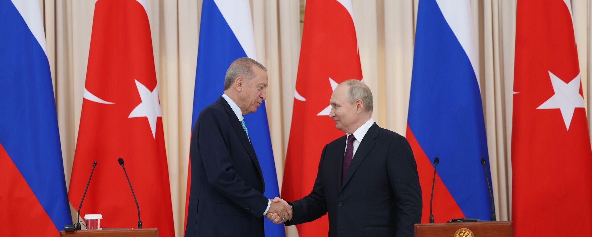 Cumhurbaşkanı Recep Tayyip Erdoğan - Rusya Devlet Başkanı Vladimir Putin  - Sputnik Türkiye, 1920, 24.06.2024