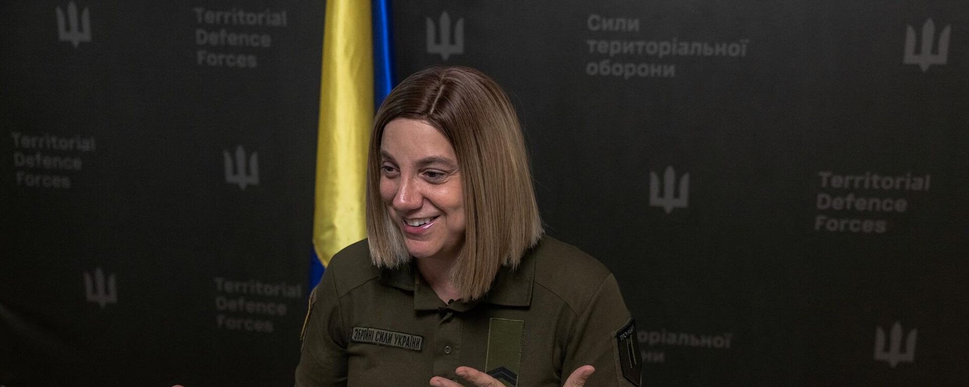 Ukrayna Bölgesel Savunma Kuvvetleri Sözcüsü Sarah Ashton-Chirillo - Sputnik Türkiye, 1920, 15.09.2023