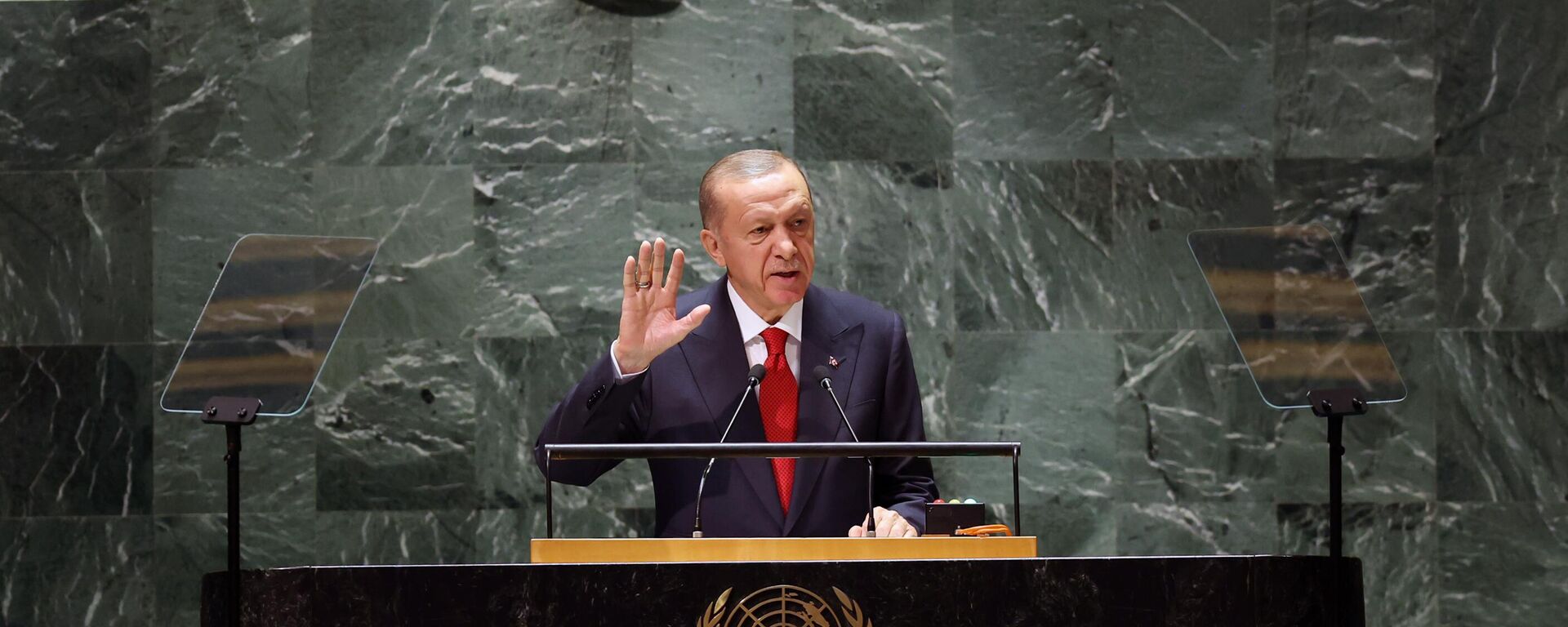 Cumhurbaşkanı Recep Tayyip Erdoğan, Birleşmiş Milletler Genel Kurulu - Sputnik Türkiye, 1920, 19.09.2023