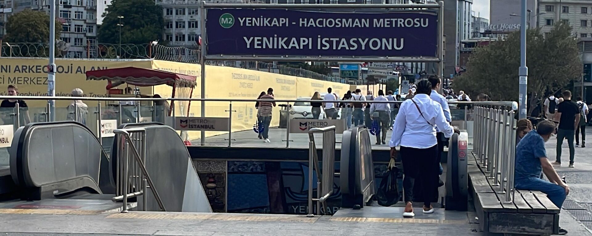Yenikapı-Hacıosman metro durağı - Sputnik Türkiye, 1920, 27.09.2023