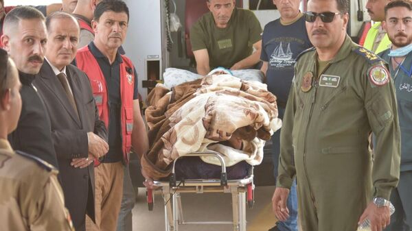 Irak'ın Musul kentinde geçtiğimiz günlerde düğün salonunda çıkan yangında yaralanan 20 kişi tedavi için Türkiye'ye sevk edildi. - Sputnik Türkiye