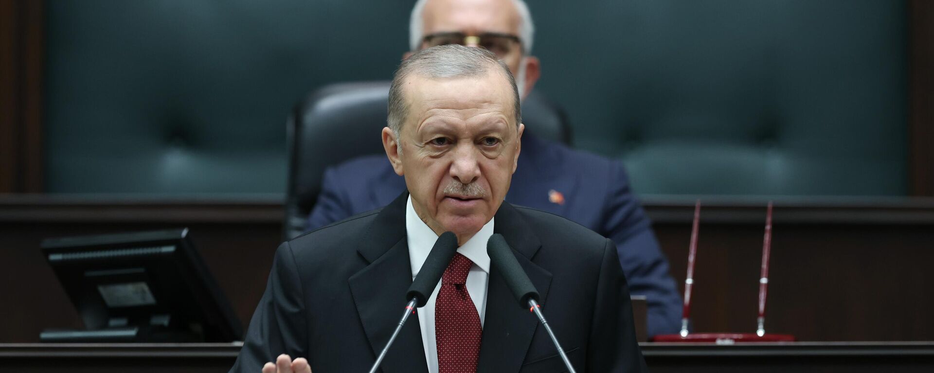Cumhurbaşkanı ve AK Parti Genel Başkanı Recep Tayyip Erdoğan, partisinin TBMM Grup Toplantısı'nda konuştu. - Sputnik Türkiye, 1920, 25.10.2023