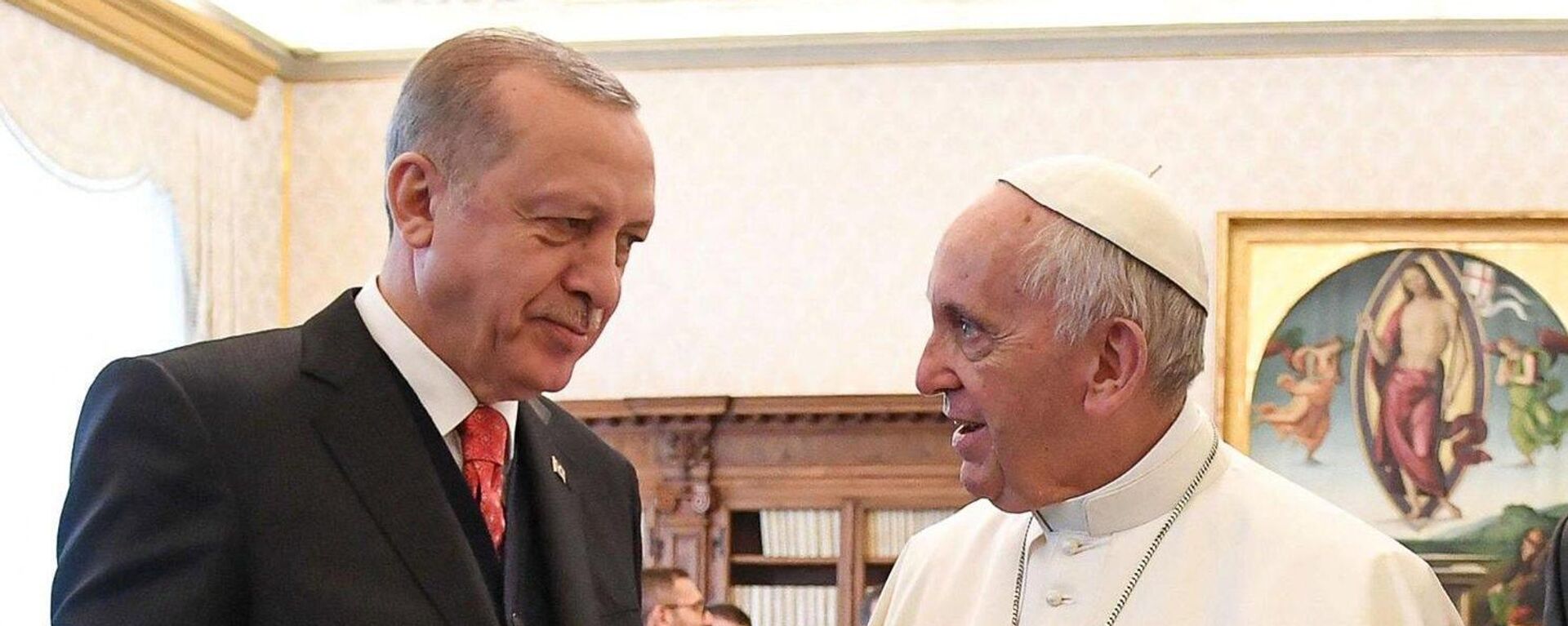 Cumhurbaşkanı Erdoğan, Papa Francis - Sputnik Türkiye, 1920, 01.08.2024