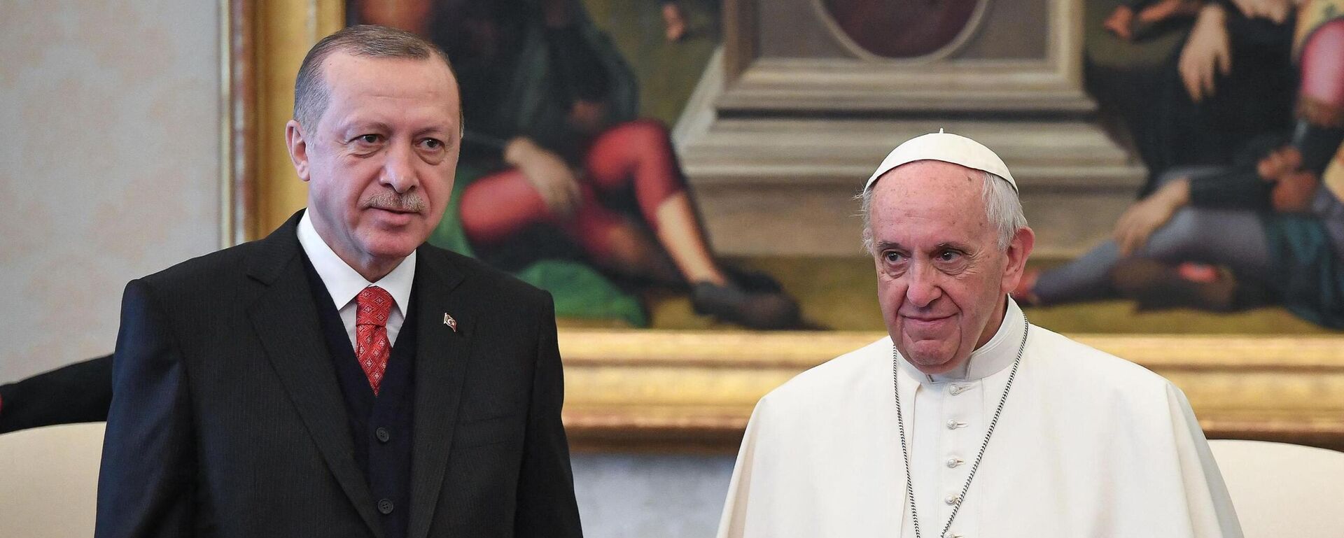 Cumhurbaşkanı Erdoğan, Papa Francis - Sputnik Türkiye, 1920, 26.10.2023